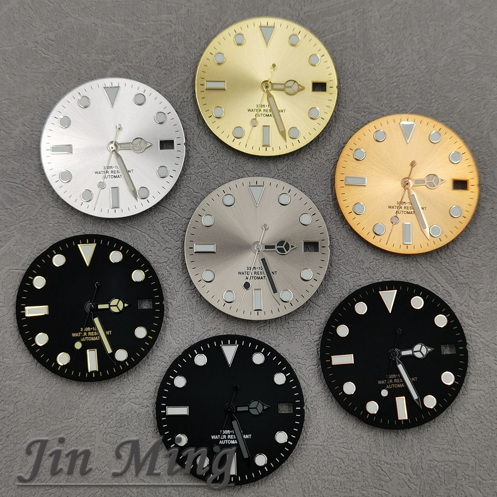 Exhibition Caseback - Yüksek Kaliteli 28.5mm Gümüş Altın Siyah
