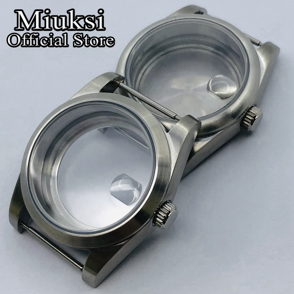 Exhibition Caseback - Miuksi 36mm/40mm fırçalanmış İzle vaka safir