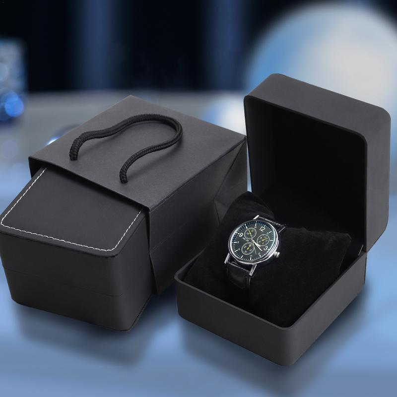 Luxury Watch Case Travel - Lüks Deri Saat Saklama Kutusu Seyahat