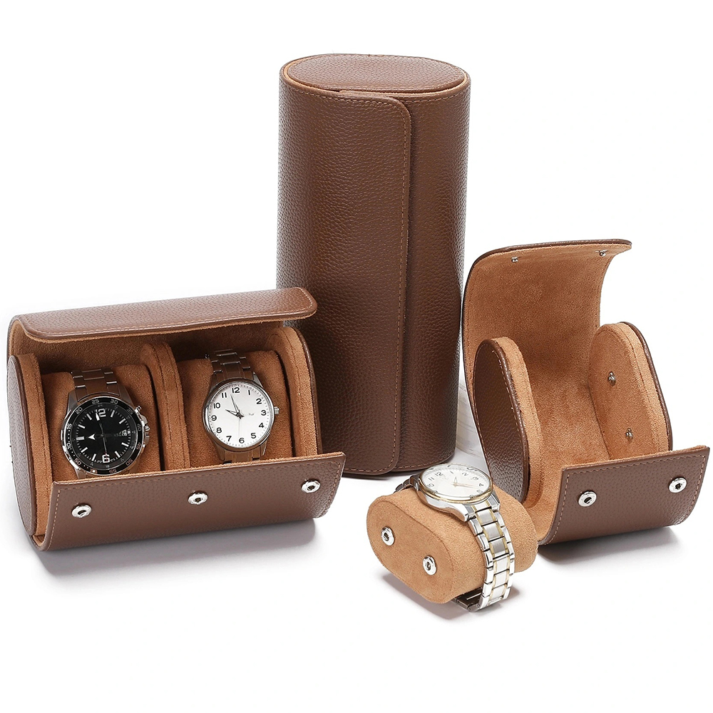 Luxury Watch Case Travel - Lüks PU Deri Saat Kutusu Seyahat