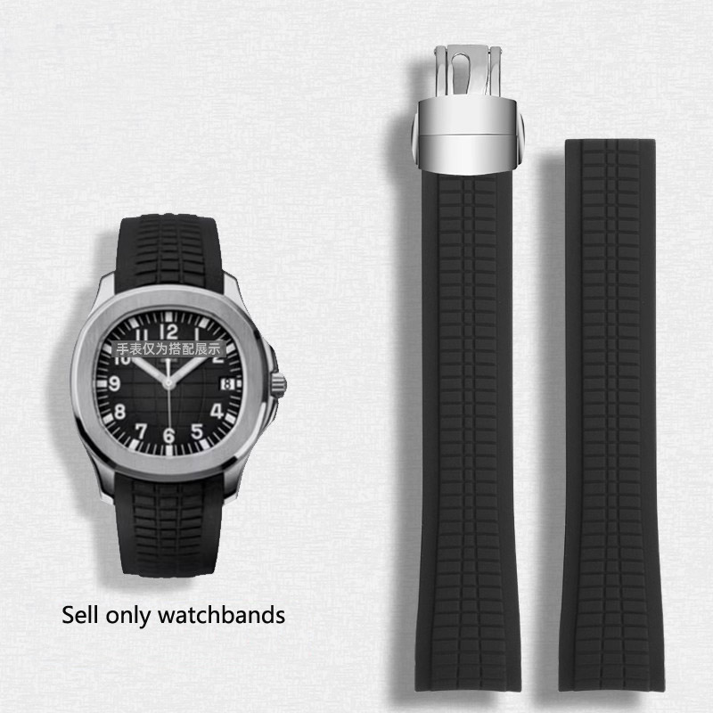 Luxury Watch Patek Philippe - Yumuşak Kauçuk saat kayışı Aquanaut Patek
