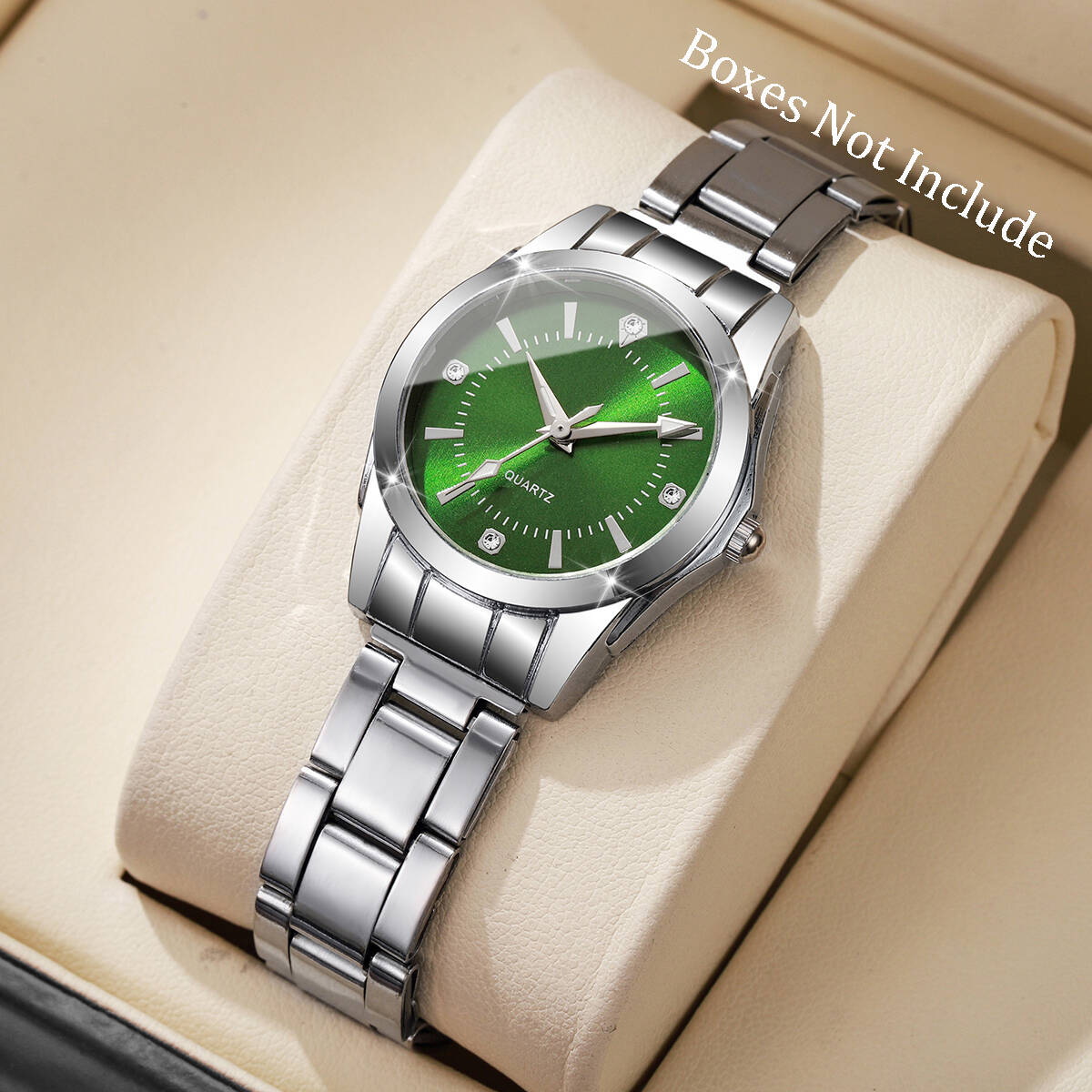 Luxury Watch Gift Box - Lüks Rhinestone Kadın Saatler Casual Kuvars