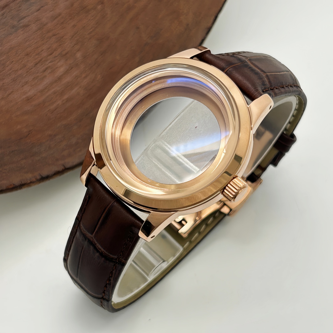 Exhibition Caseback - 39mm saat kasası kelebek çift tokalı