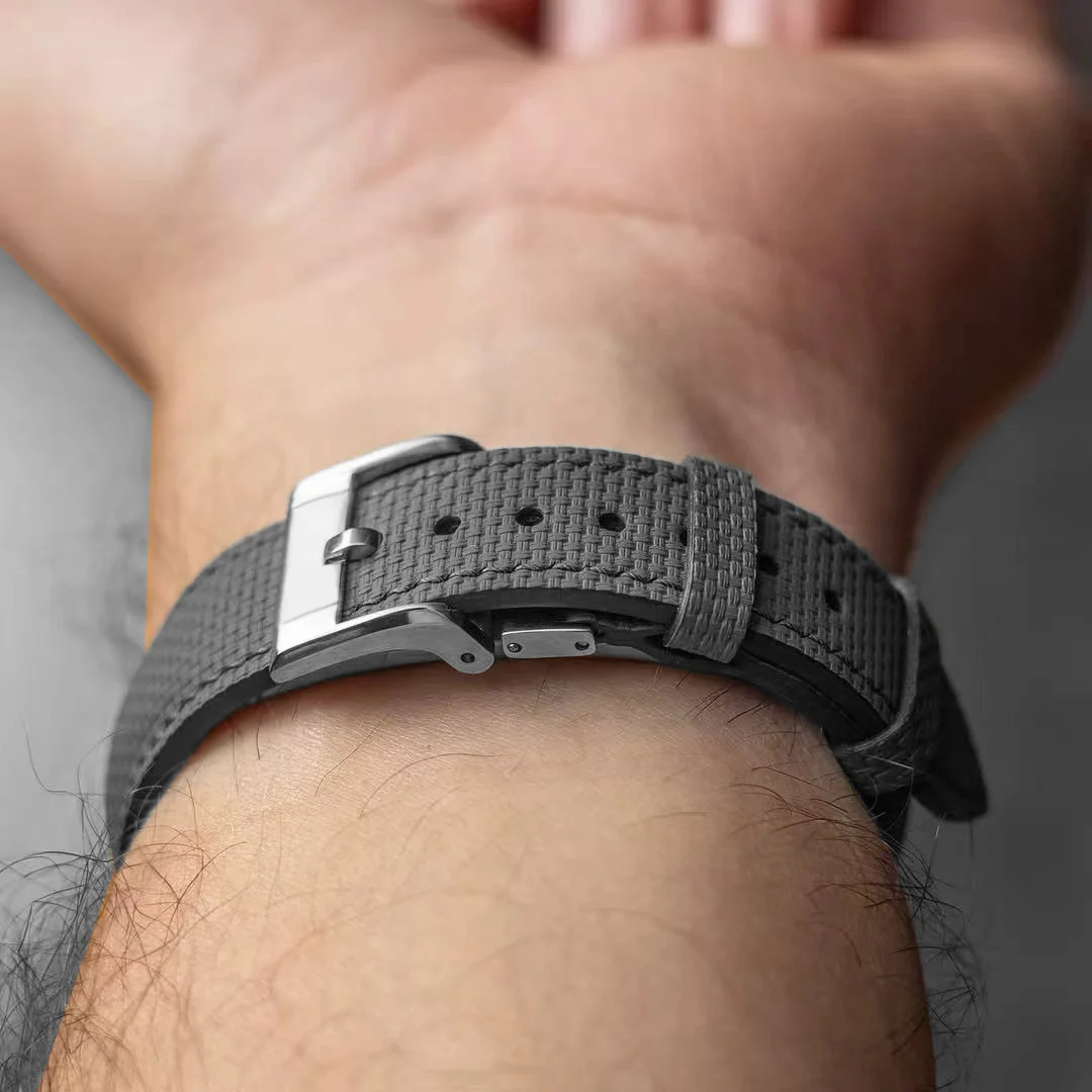 Luxury Watch Japanese - Deployant Tokalı Saat Kayışı Yaylı Deployant