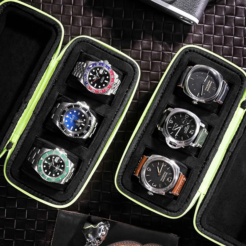 Lüks turist saatler 3 yuvaları - Luxury Watch Case Travel incelemesi ve fiyatı