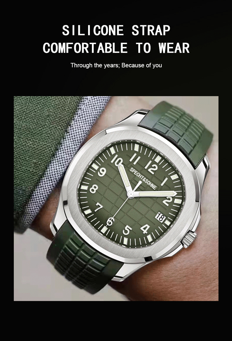2025 Yeni erkek Saatleri Otoma - Luxury Watch With Rubber Strap incelemesi ve fiyatı