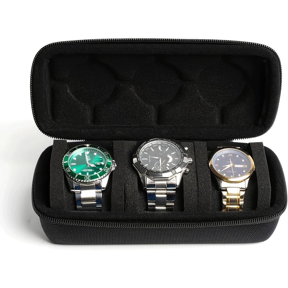 1/2 PC Lüks 3 yuvalı Saat Seya - Luxury Watch Case Travel incelemesi ve fiyatı
