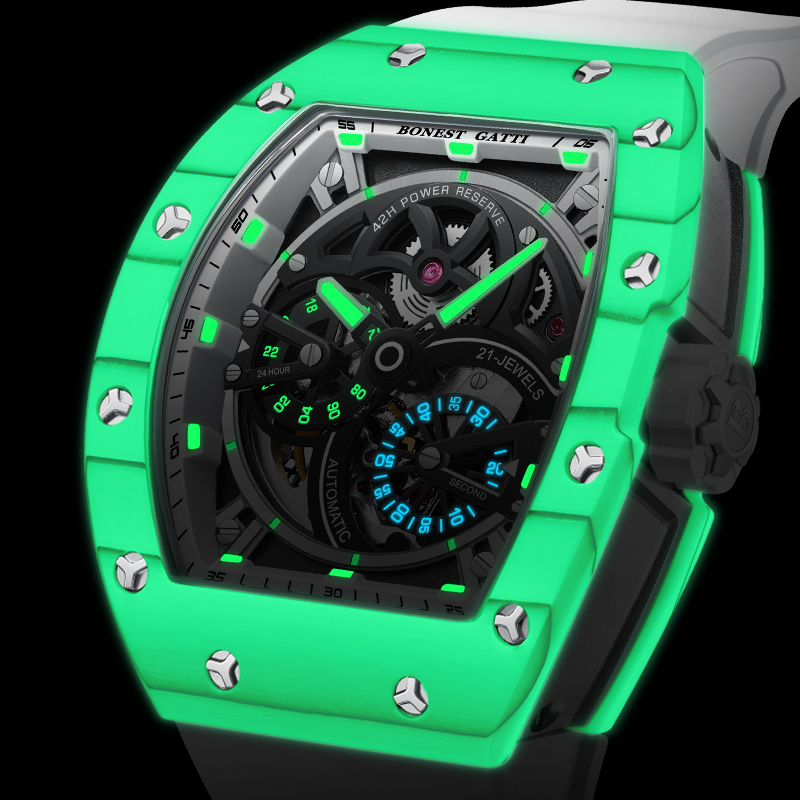 BONEST GATTI Erkek Mekanik Saa - Luxury Watch With Rubber Strap incelemesi ve fiyatı