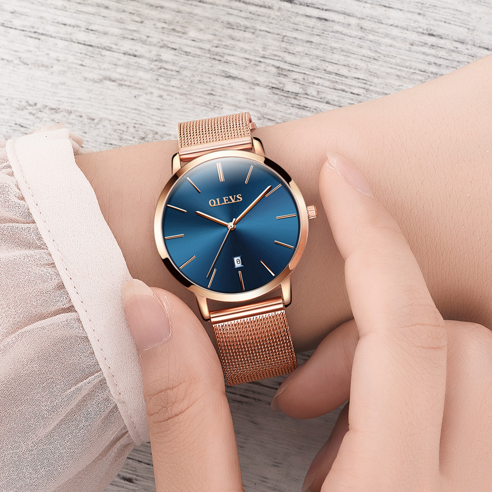OLEVS kadınlar için saatler ku - Luxury Watch Case Travel incelemesi ve fiyatı
