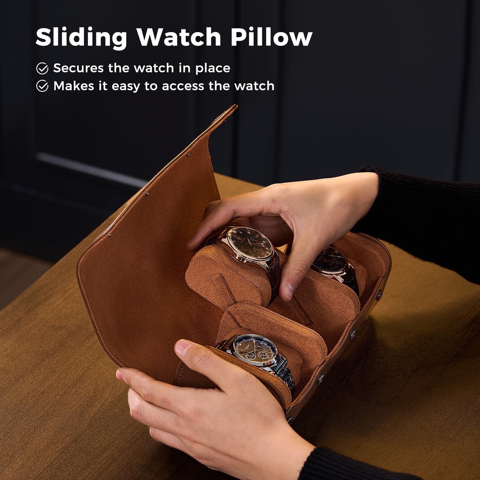 Lüks PU Deri Saat Kutusu Seyah - Luxury Watch Case Travel incelemesi ve fiyatı