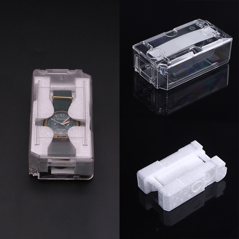 Vintage şeffaf tek saat kutusu - Luxury Watch Case Travel incelemesi ve fiyatı