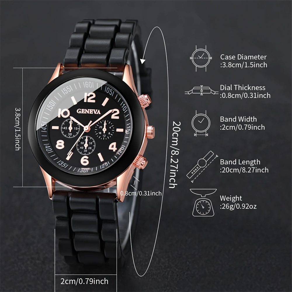 2 adet lüks kadın saati seti m - Luxury Watch With Rubber Strap incelemesi ve fiyatı