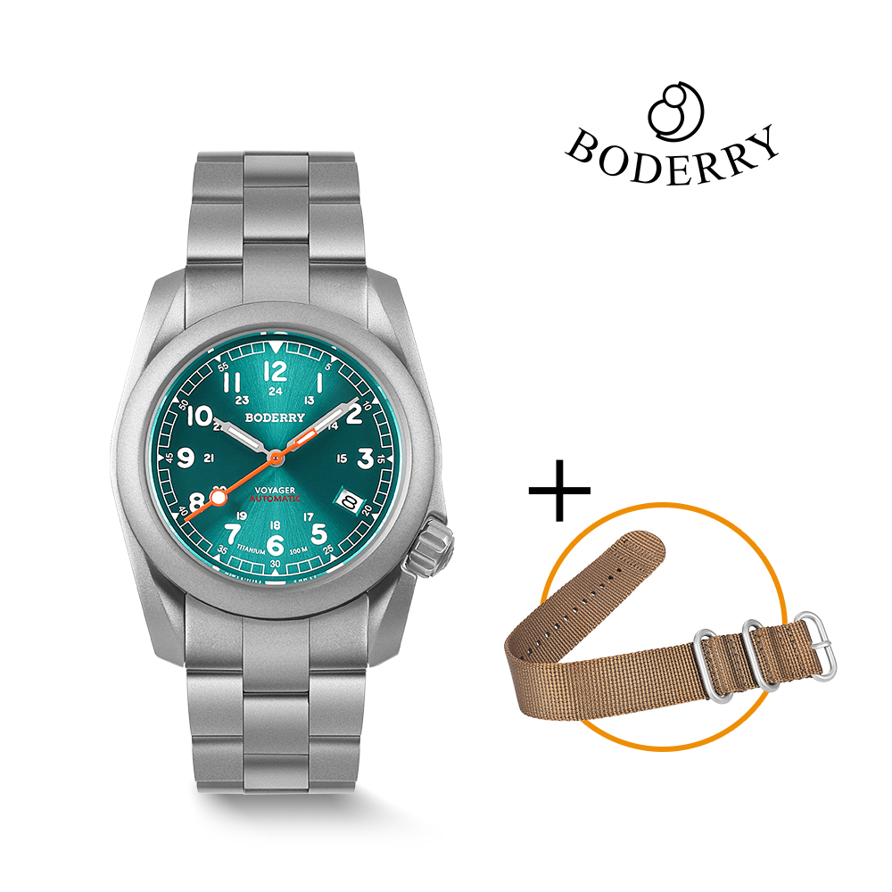 Boderry Field Saatleri Titanyu - Luxury Watch With Rubber Strap incelemesi ve fiyatı