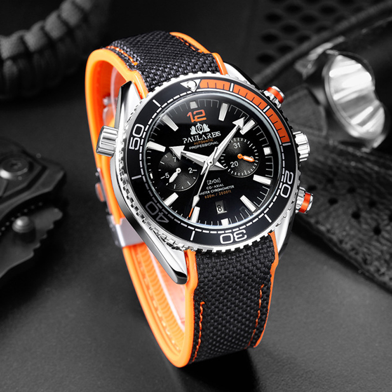 PAULAREIS P Lüks Erkekler Otom - Luxury Watch With Rubber Strap incelemesi ve fiyatı