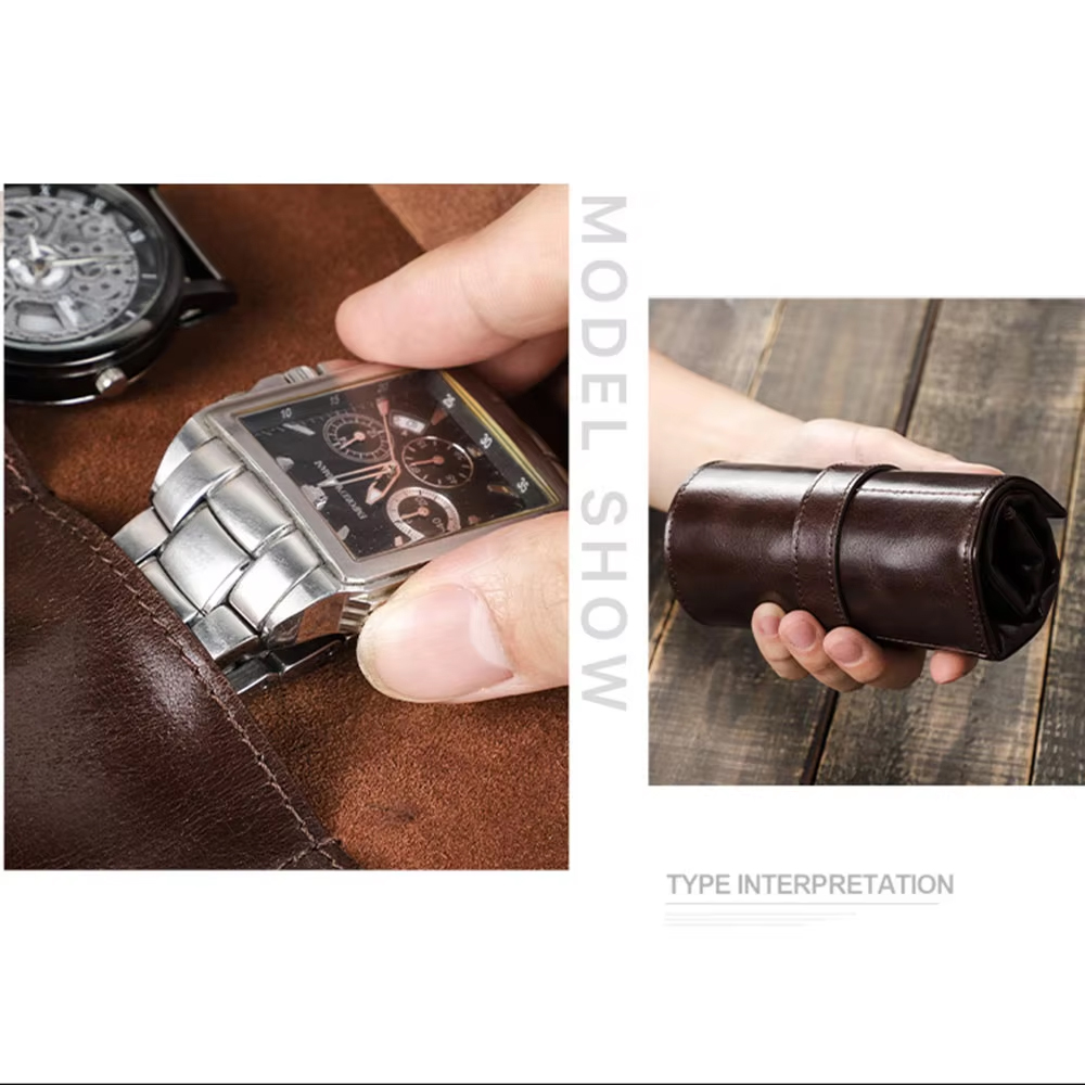 %100 Hakiki Sığır Derisi Saat  - Luxury Watch Case Travel incelemesi ve fiyatı